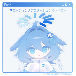 【VRChat】オリジナル3Dモデル「エコー -Echo-」 缩略图 6