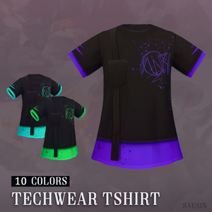 Techwear T-Shirt • 10 Colors
