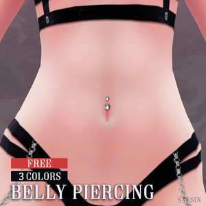 【FREE】 Belly Piercing • 3 Colors