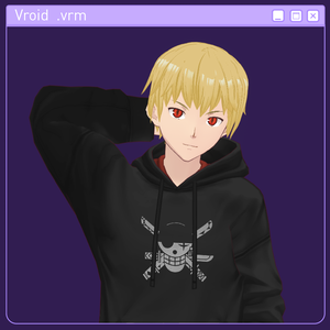 Vroid Free 3D Model - Gil💀