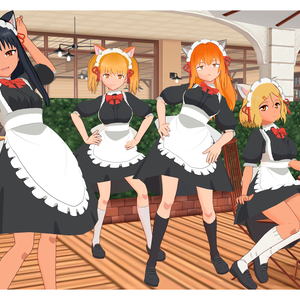 3D Models [vrm,pmx] Maid Nagatoro Pack