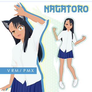 3D model vrm and pmx 