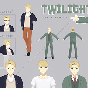 Loid Forger Twilight Spy Family - 3d model vrm pmx