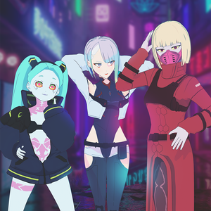 Kiwi Lucy Rebecca 3d Models - Cyberpunk