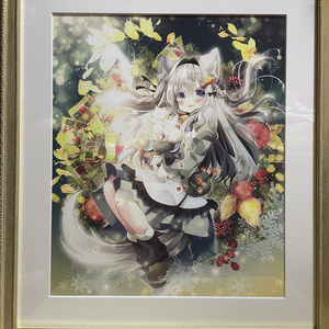 点描アート 黄金の蓮（フレーム込み） 点描アート 黄金の蓮（フレーム込み）