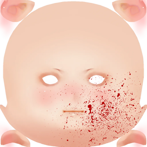 BloodyFace texture PNG