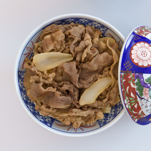 牛丼 - 蓋付きどんぶりセット【3Dモデル】 缩略图 3