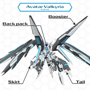 【オリジナル3Dメカアバター&装備】Valkyria MKU16 缩略图 3