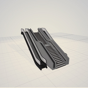 3d エスカレーター　階段