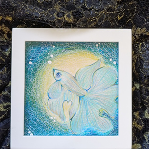 油絵 油彩 油彩画 絵 絵画 【blue flower field】 - arashi1783 - BOOTH