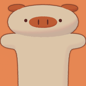 VRChat想定オリジナル3Dモデル　ぶたちゃん
