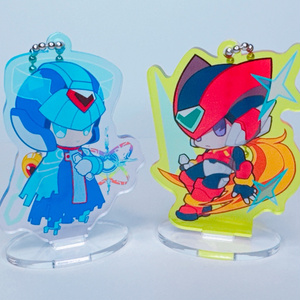 ロックマンゼロ オリジナルエックスアクリルキーホルダー - 3.7工場