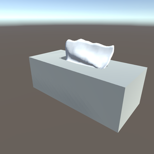 【3Dモデル】ティッシュボックス