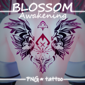  【タトゥー PNG】~Blossom Awakening~Tattoo