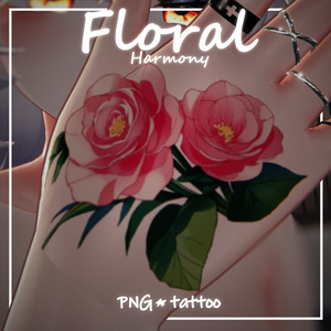 【タトゥー PNG】~Floral Harmony~Tattoo 缩略图 3