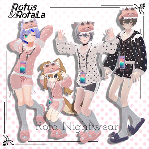 Rota Nightwear💛【7アバター対応】ペアパジャマ 