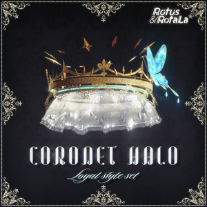 CORONET Halo+Loyal set(モノクル/ピアス/髪飾り/指輪)MA対応　アニメーション付