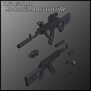7.62 x39mm Modernized Assault rifle