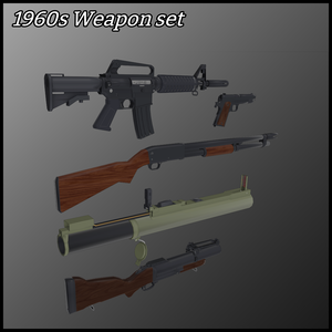 1960s Weapon set