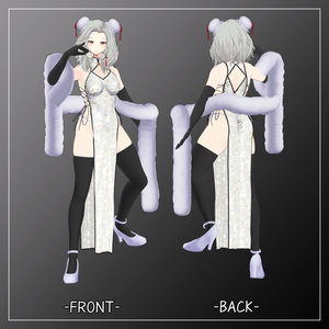 センティッドV2対応衣装【Chinese dress and Jacket】 缩略图 2