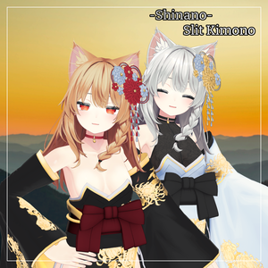 しなの対応衣装【Slit Kimono】