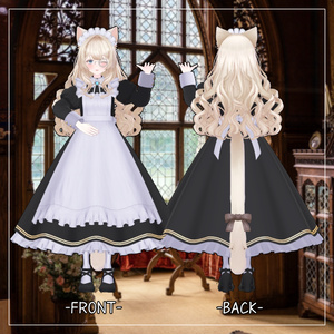 ヒナミ＆ルシル対応衣装【Long skirt maid】 缩略图 3