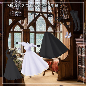 りる対応衣装【Long skirt maid】 缩略图 5