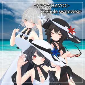 スノーハヴォック&リーサルフリート&デルタフレア対応衣装【Keyhole swimwear】