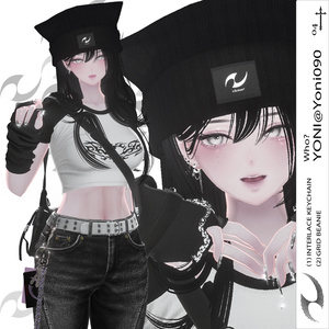 【フリーサイズ】Grid Beanie & Interlace keychain【MA対応】 #clnsq 缩略图 6