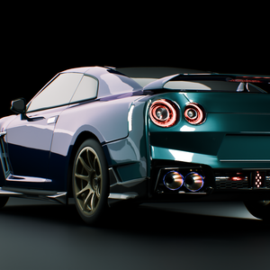 GT-R R35 MY24【外装のみ】.Blend ,fbx