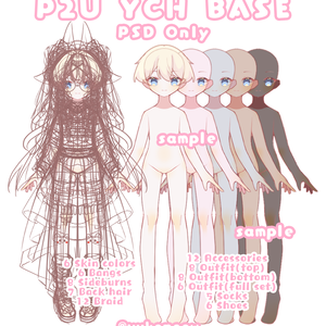 80+layers 立ち絵素体|商用利用OK |トレスPose素材VTuberバーチャルユーチューバー