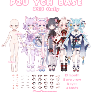立ち絵素体|商用利用OK |トレスPose素材VTuberバーチャルユーチューバー