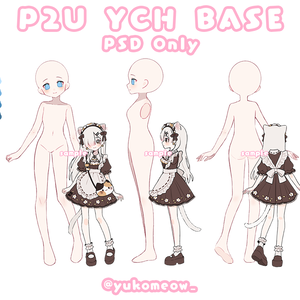 立ち絵素体|商用利用OK |トレスPose素材VTuberバーチャルユーチューバー