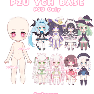 立ち絵素体|商用利用OK |ちび トレスPose素材VTuberバーチャルユーチューバー