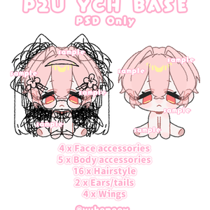 立ち絵素体|商用利用OK |ちび トレスPose素材VTuberバーチャルユーチューバー