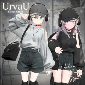 UrvaU -StreetOutfit-【12アバター対応・VRChat向け衣装】