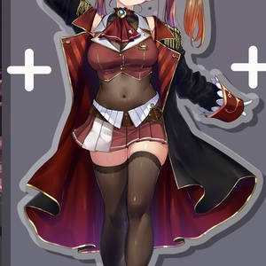 宝鐘マリン　等身大タペストリー 等身大タペストリーB(宝鐘マリン)【@Loppi・HMV限定】 : ホロライブ