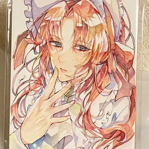 【水彩原画】麗しい人（紅也女装絵）