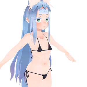 きつねの女の子（MMDモデル）