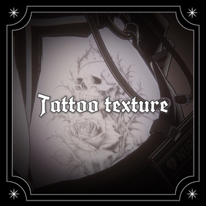 【FREE】タトゥーテクスチャ - Gothic Collection