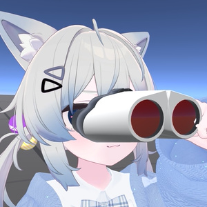 【VRChatアバター・ワールドギミック】覗ける双眼鏡
