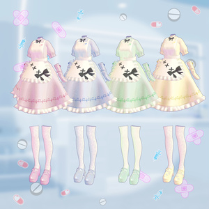 【撫でられギミック付き❣】パステルビートナース-Pastel Beat Nurse-💟3アバター対応💟 缩略图 3