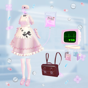 【撫でられギミック付き❣】パステルビートナース-Pastel Beat Nurse-💟3アバター対応💟 缩略图 2