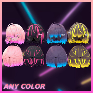 Ivy_Hair Hair Highlights Texture 【VRC Hair Texture - Nanaha】 缩略图 4