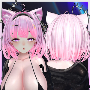 StarCross Bob Hair Highlights Texture 【VRC Hair Texture - Studio4NIMARU】 缩略图 3