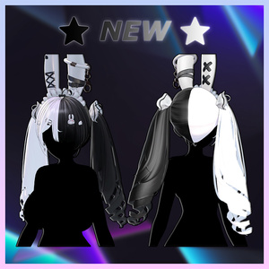 Usamimi TwinTail Highlights Texture 【VRC Hair Texture - Studio4NIMARU】 缩略图 5