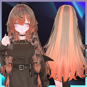 Puppy long braids Hair Highlights Texture 【VRC Hair Texture - GLAY Unknown】 缩略图 3
