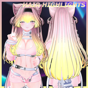 The Aristocats Hair Highlights Texture 【VRC Hair Texture - GLAY Unknown】