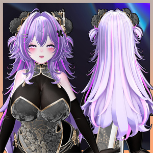 Lynn Hair Highlights Texture 【VRC Hair Texture - mochipun】 缩略图 2
