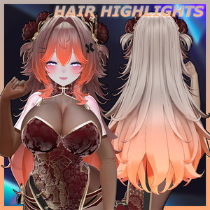 Lynn Hair Highlights Texture 【VRC Hair Texture - mochipun】